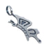 American Indian Butterfly Authentic Sterling Silver Overlay Pendant BX119439